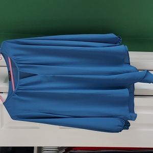 West Kei Light blue sheer blouse